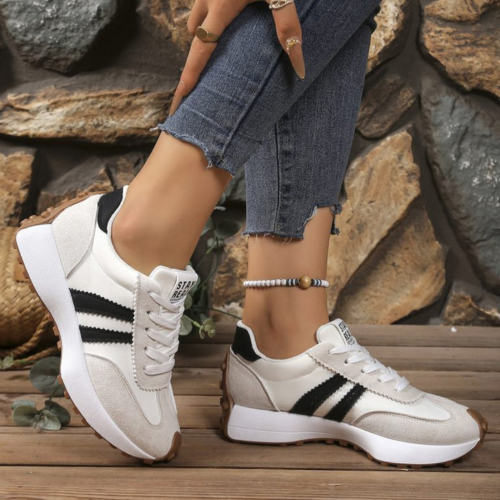 Stylish women's active trainers, engineered for orthopedic comfort & support.