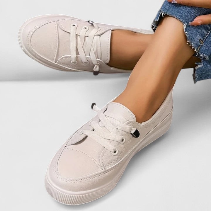 Cushioned women's orthopedic walking shoes, lightweight & breathable, perfect for daily foot support.