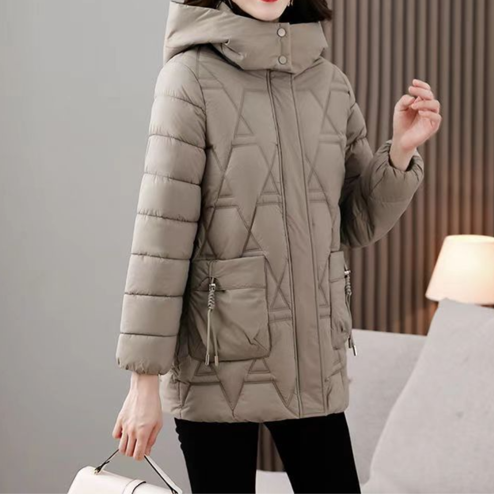 Elegant women's lightweight Romy quilted jacket. Perfect all-season outerwear for a chic look.