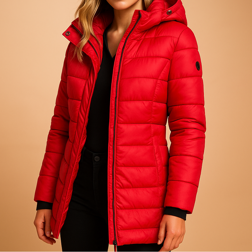 Everyday lightweight quilted winter coat for women. Warm, stylish, and perfect casual outerwear.