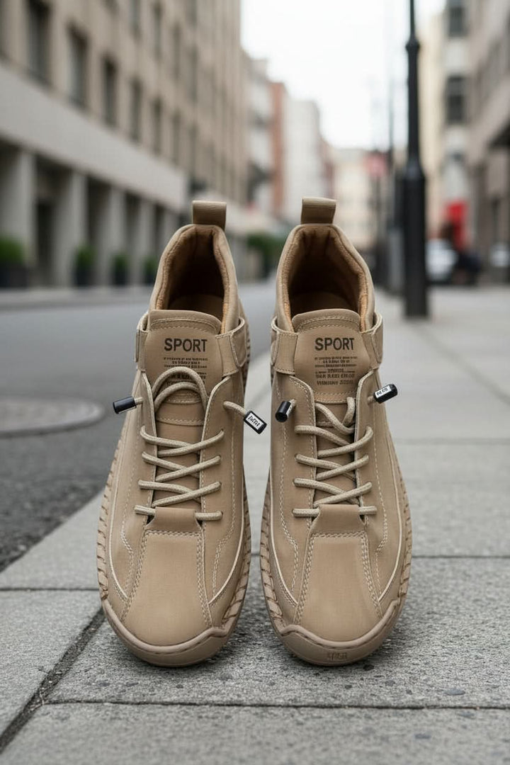Close-up of women's lightweight slip-on trainers fabric, highlighting breathable comfort.
