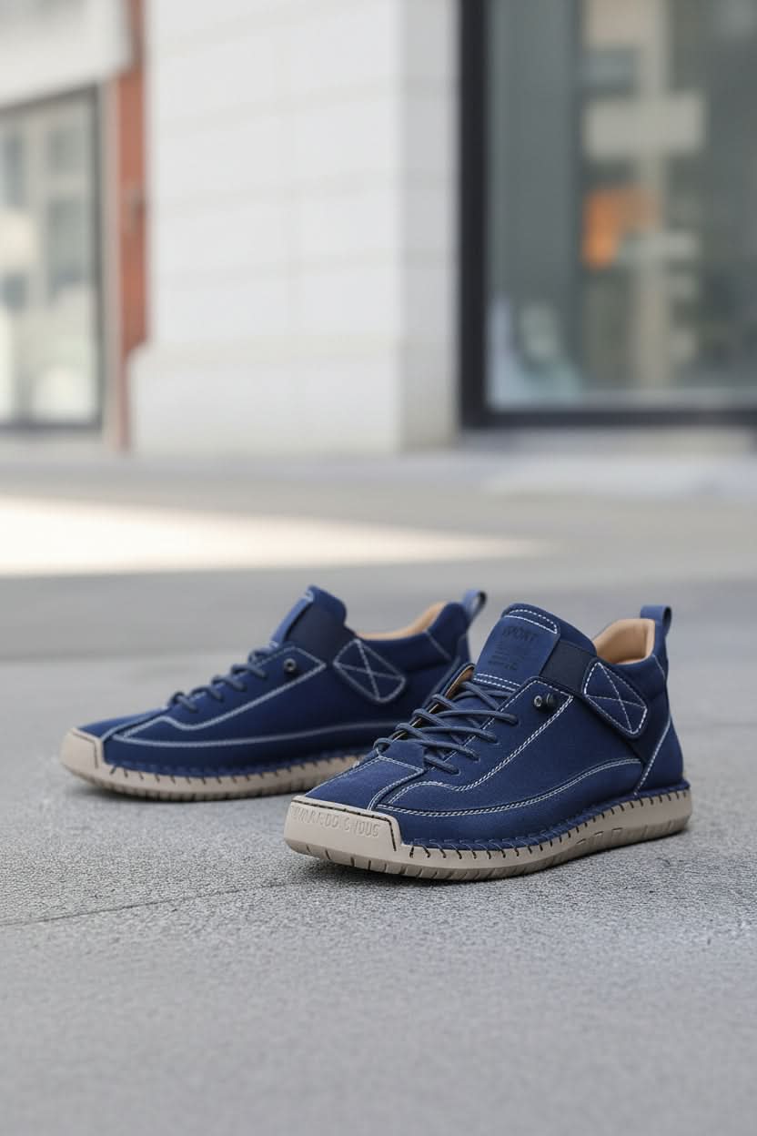Breathable mesh lightweight slip-on trainers for women, ensuring all-day comfort.