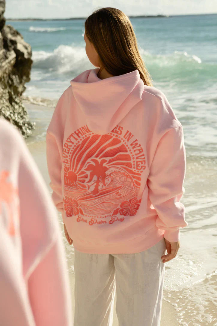 Women's lightweight summer hoodie in a pastel color, perfect for breezy comfort and casual everyday wear.