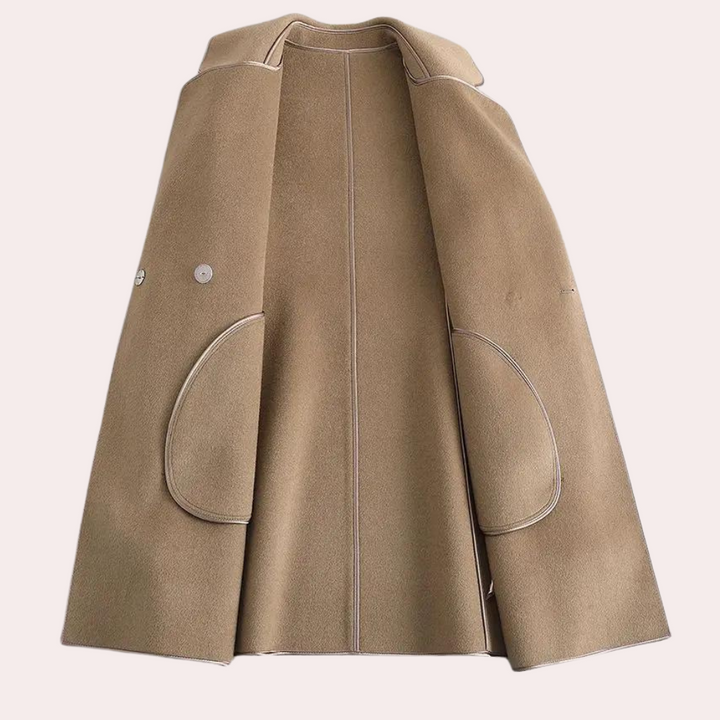 Elegant women's lightweight trench coat, perfect for an evening ready stylish outfit and versatile fashion.