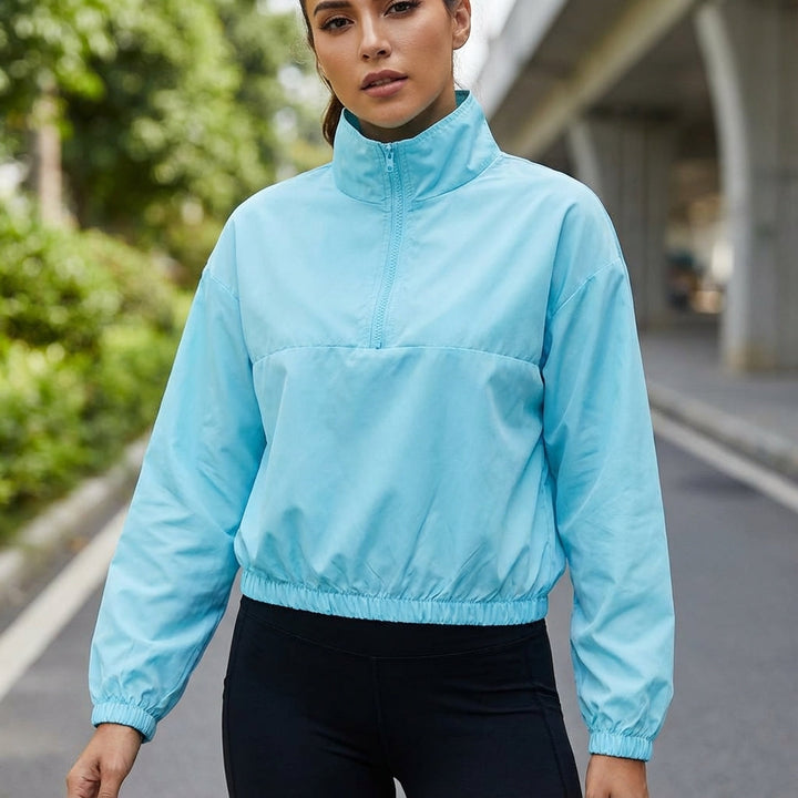 Women's lightweight windproof athletic jacket by Melissa for running & outdoor sports