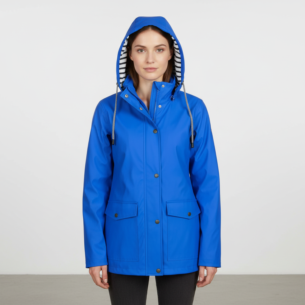 Lightweight Theresa jacket for women, designed to be windproof and water-resistant.