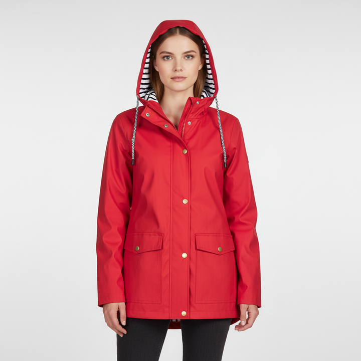 Women's outerwear: a functional windproof jacket suitable for autumn and winter.