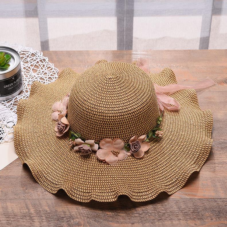 Fashionable Liora women's floral summer hat, offering sun protection and a stylish look for any occasion