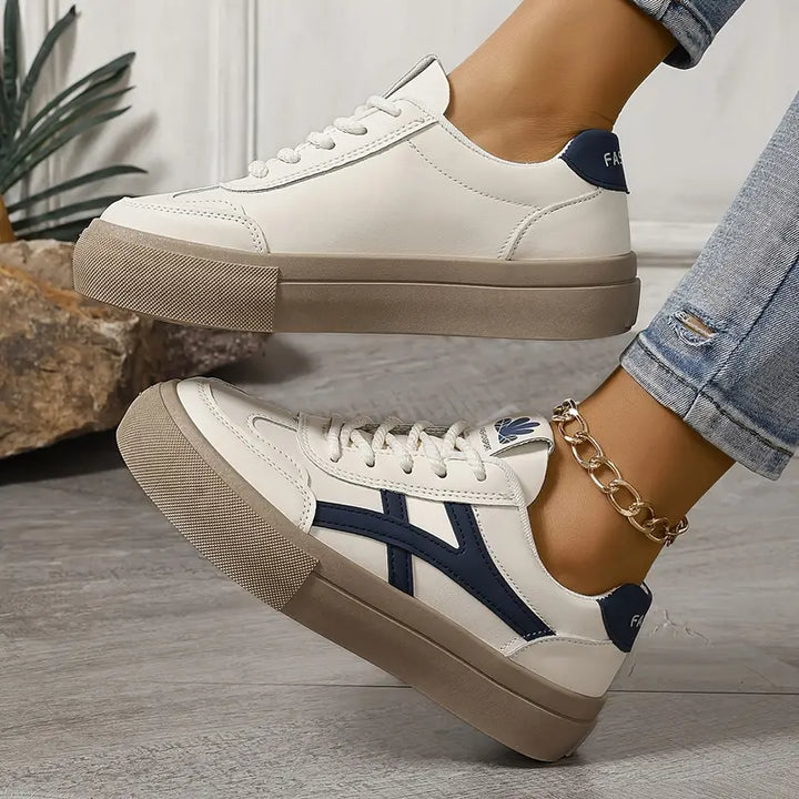 Comfortable women's orthopedic low sneakers with arch support, perfect for walking and pain relief.