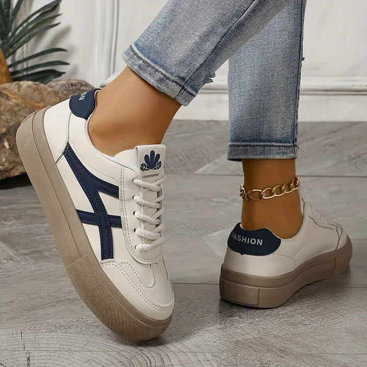 Livia women's casual orthopedic low sneakers, providing all-day comfort and support for active walking.