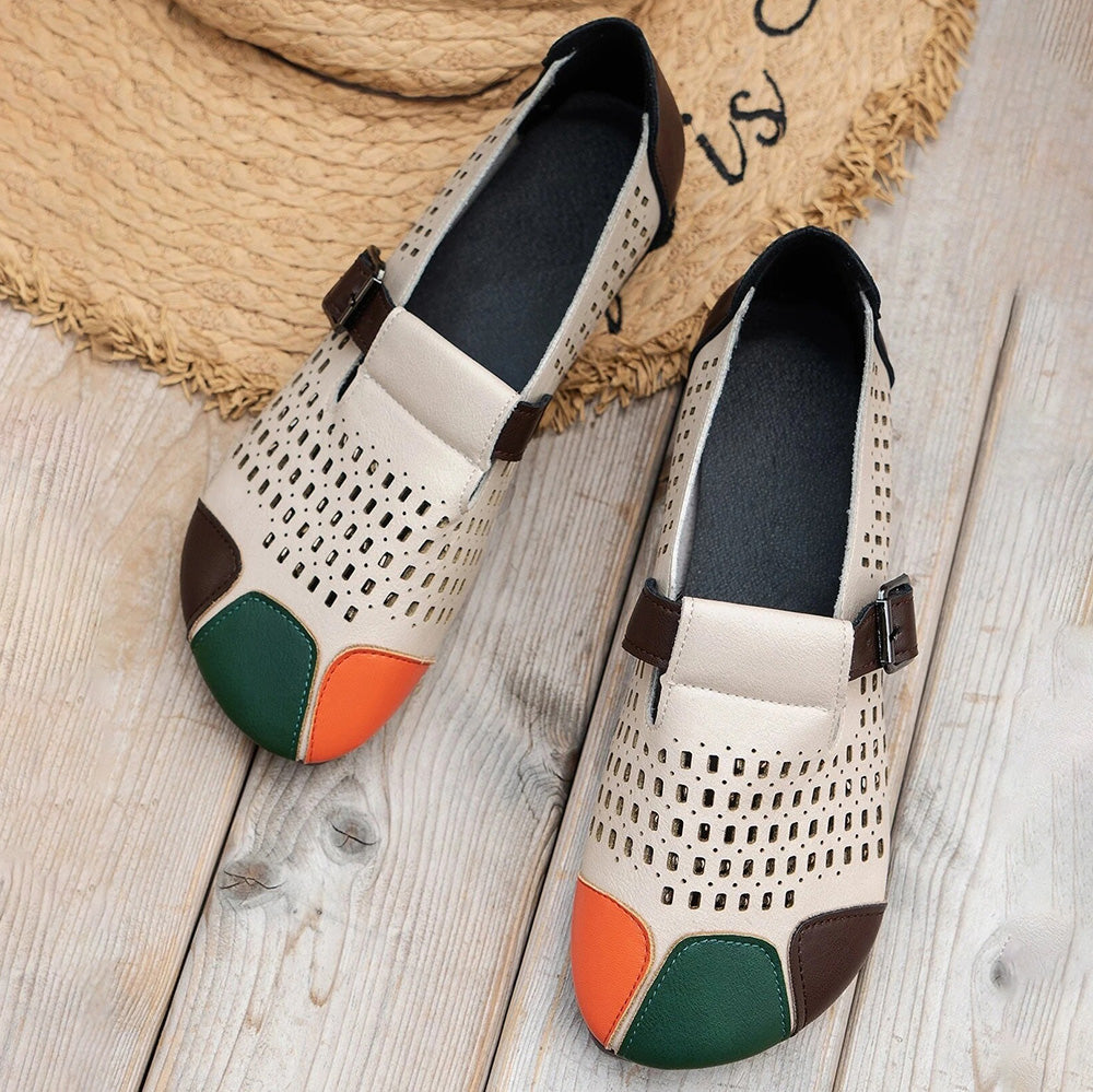 Brown Livia women's stylish comfort shoes, ideal for casual everyday wear and walking.