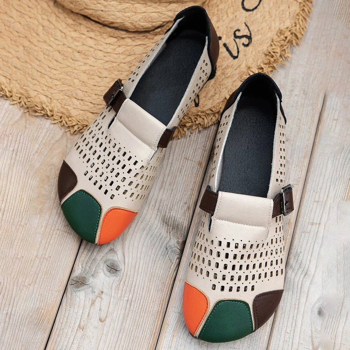 Brown Livia women's stylish comfort shoes, ideal for casual everyday wear and walking.