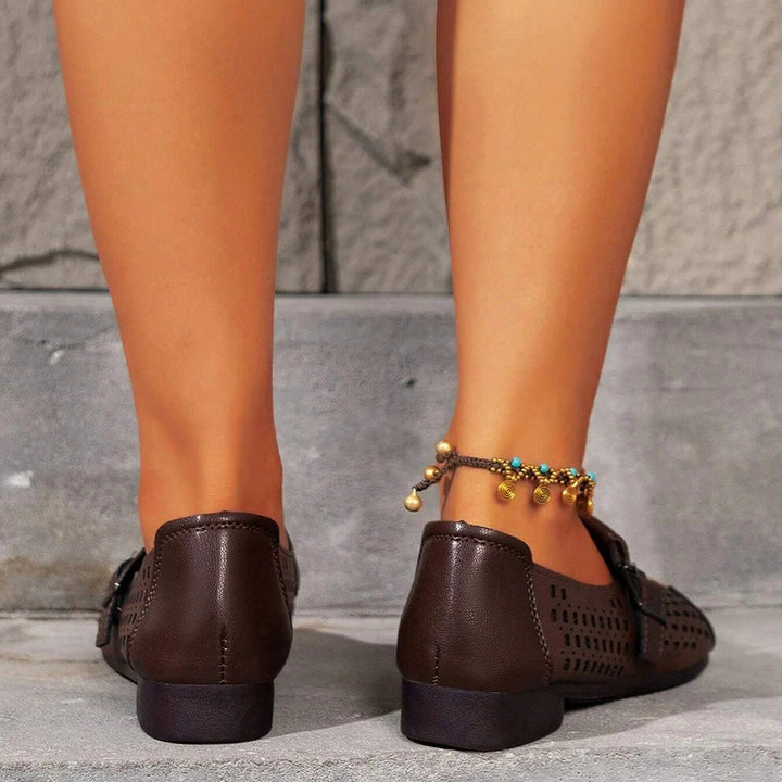 Women's Livia stylish beige comfort shoes, versatile footwear for casual everyday fashion.