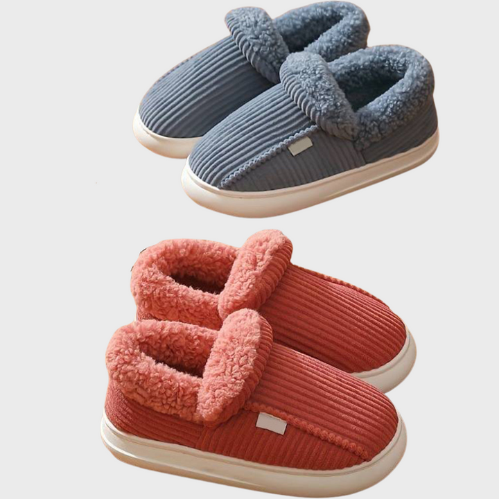 Warm Livia women's slippers, ultimate cozy footwear, perfect for cold weather indoor comfort.