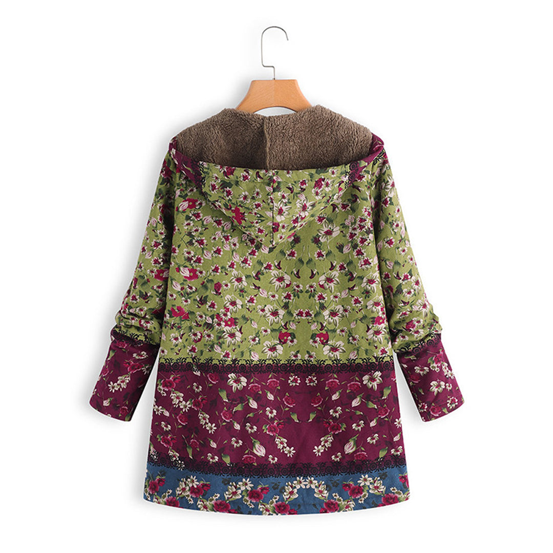 Chic ladies' long hooded teddy coat, a must-have for winter fashion and outdoor comfort.