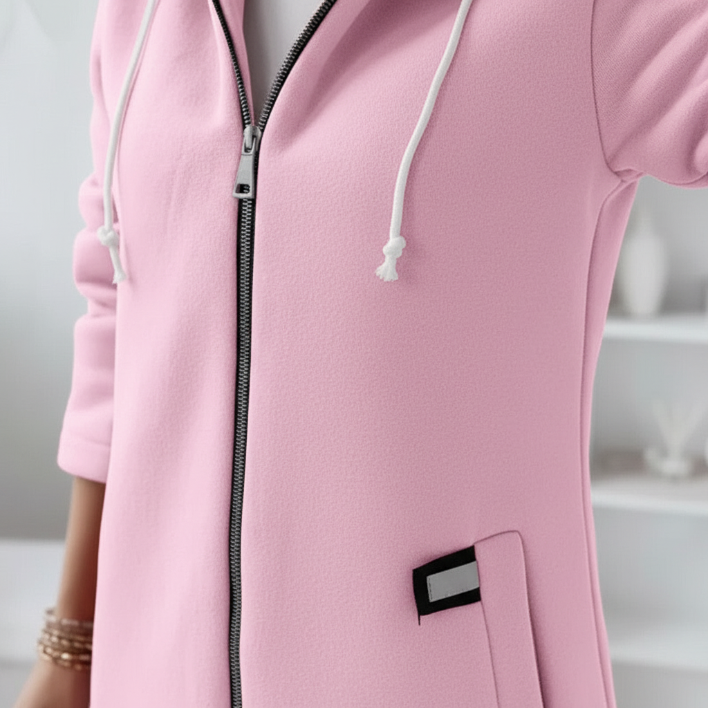 Sleeveless hooded jacket for women, ideal for layering and adding a fashionable touch to outfits