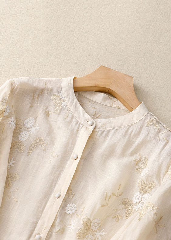 Elegant women's long sleeve floral top for versatile casual or sophisticated style.
