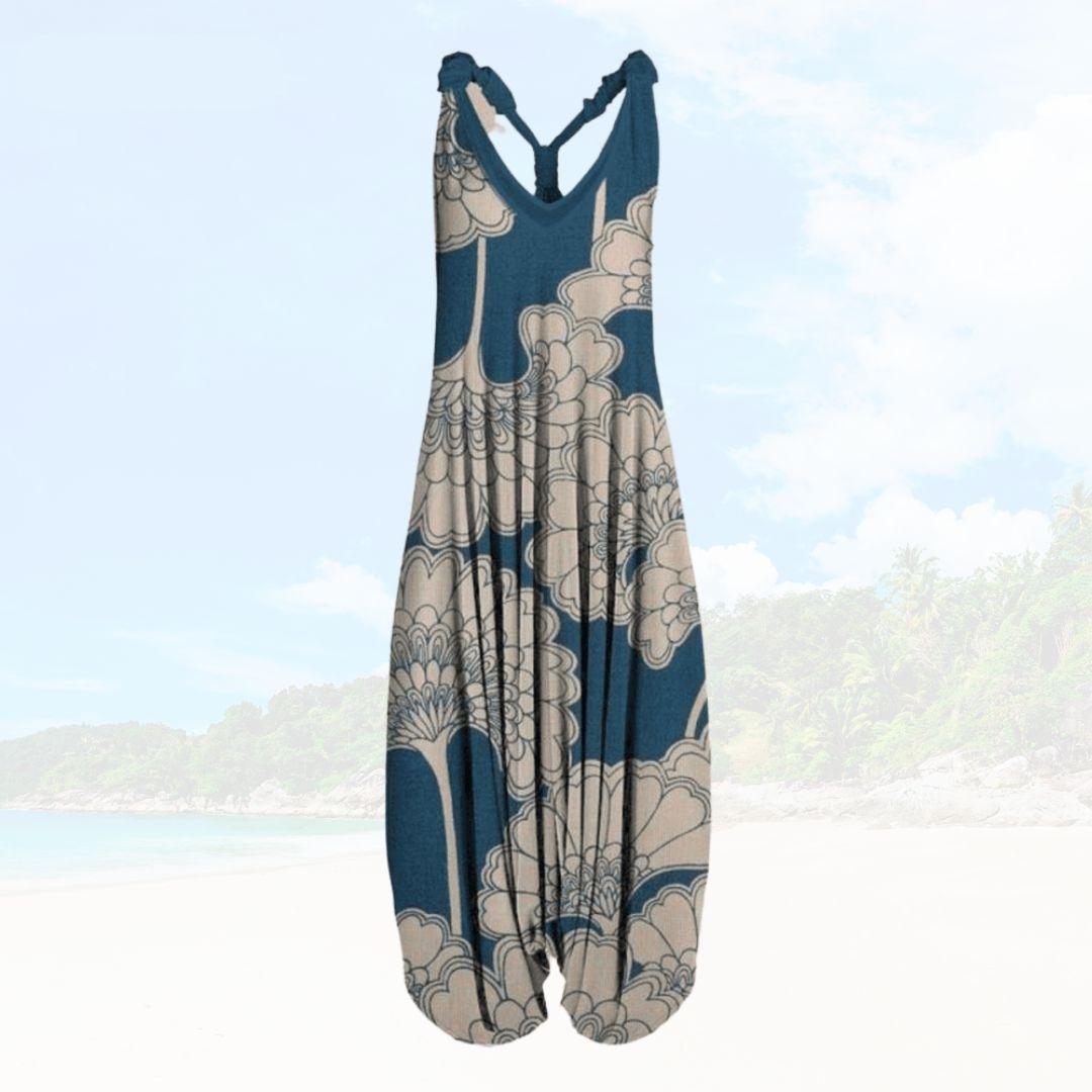 Lightweight & comfortable women's summer jumpsuit with a loose fit for easy style.