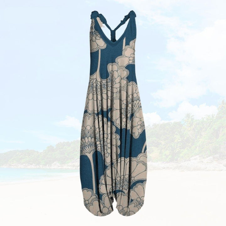 Lightweight & comfortable women's summer jumpsuit with a loose fit for easy style.