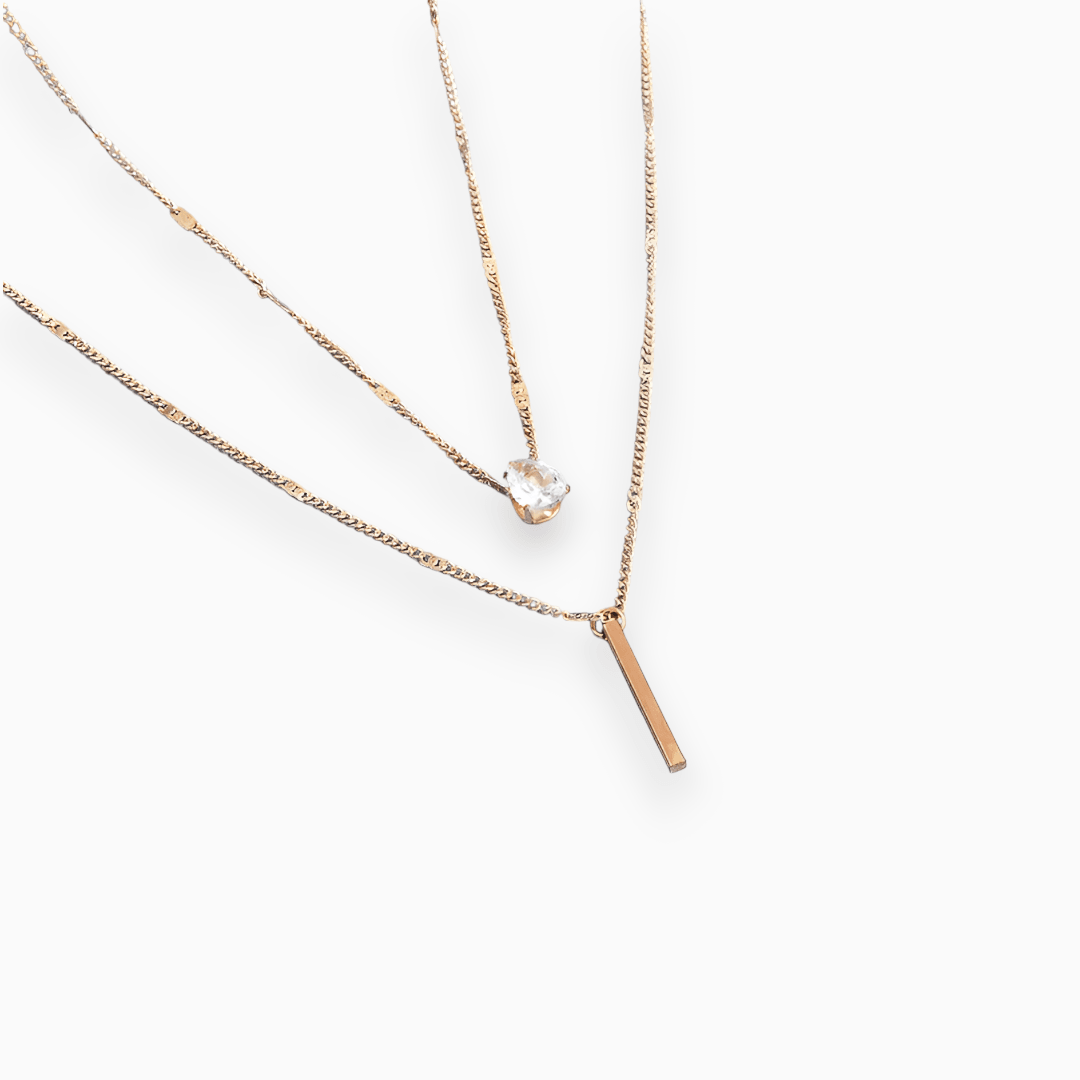 Captivating Lumia luminous grid chain necklace for women, showcasing its elegant glow and unique fashion appeal.