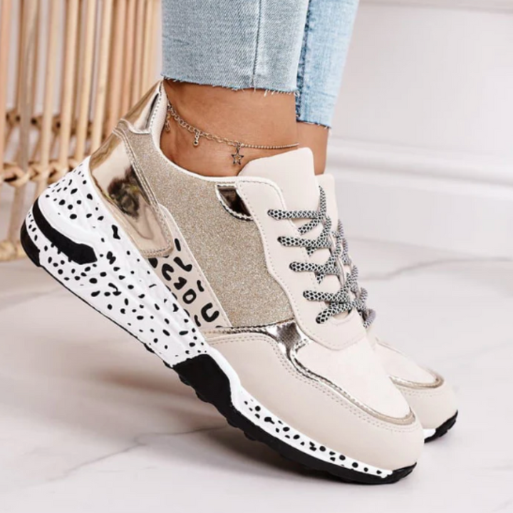 Ergonomic Luna women's sneakers, offering comfortable and trendy footwear for walking & daily activities.