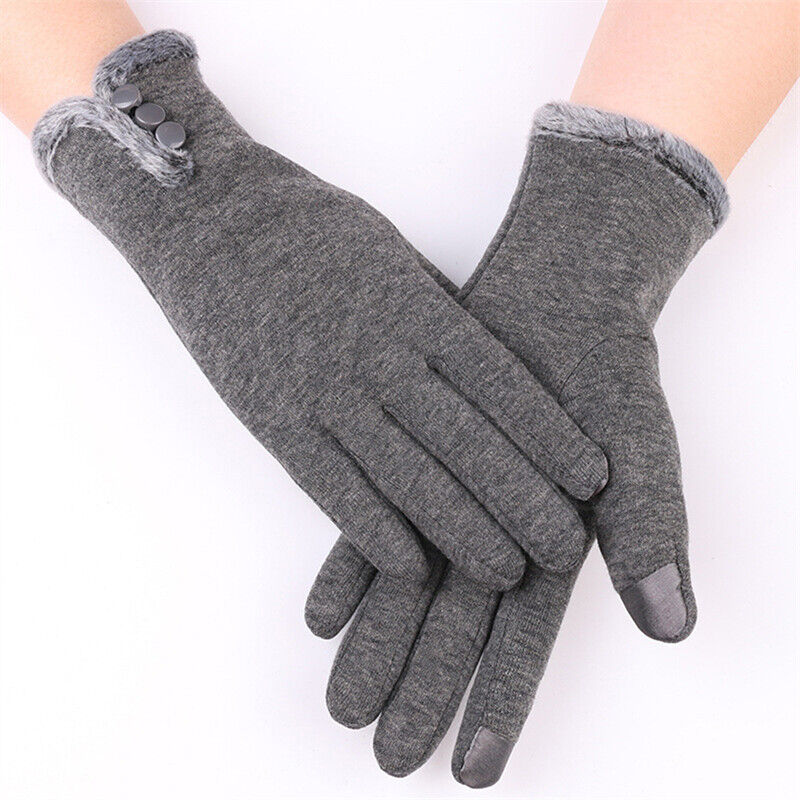 Stylish knit women's touchscreen gloves. Keep hands warm & operate your phone in cold weather with ease. Winter essential.