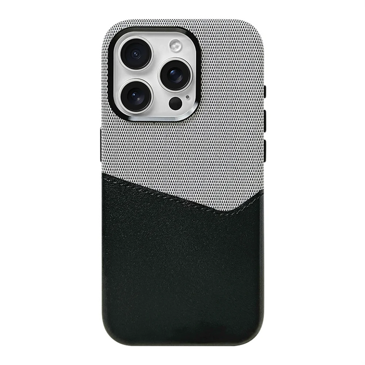 Ultimate women's iPhone protection: slim leather case with MagSafe, secure card holder for everyday convenience.