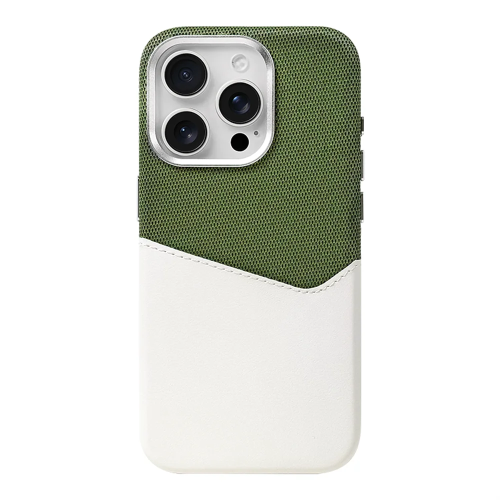 Elegant women's MagSafe iPhone leather case. Wallet function with card slots, providing excellent drop & shock protection.