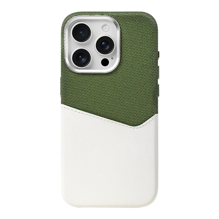 Elegant women's MagSafe iPhone leather case. Wallet function with card slots, providing excellent drop & shock protection.