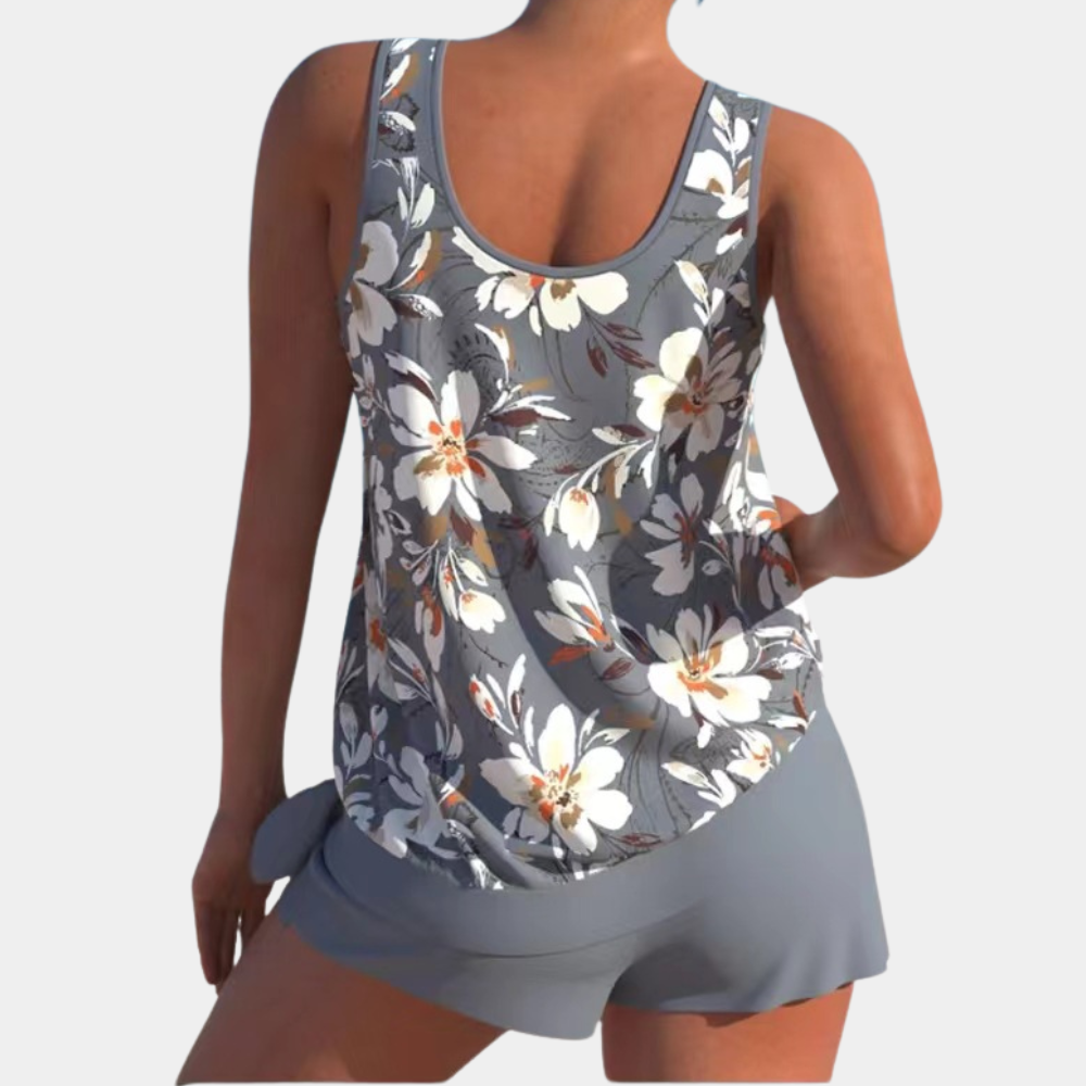 Stylish Malia women's tankini swimsuit, comfortable two-piece beachwear for any vacation
