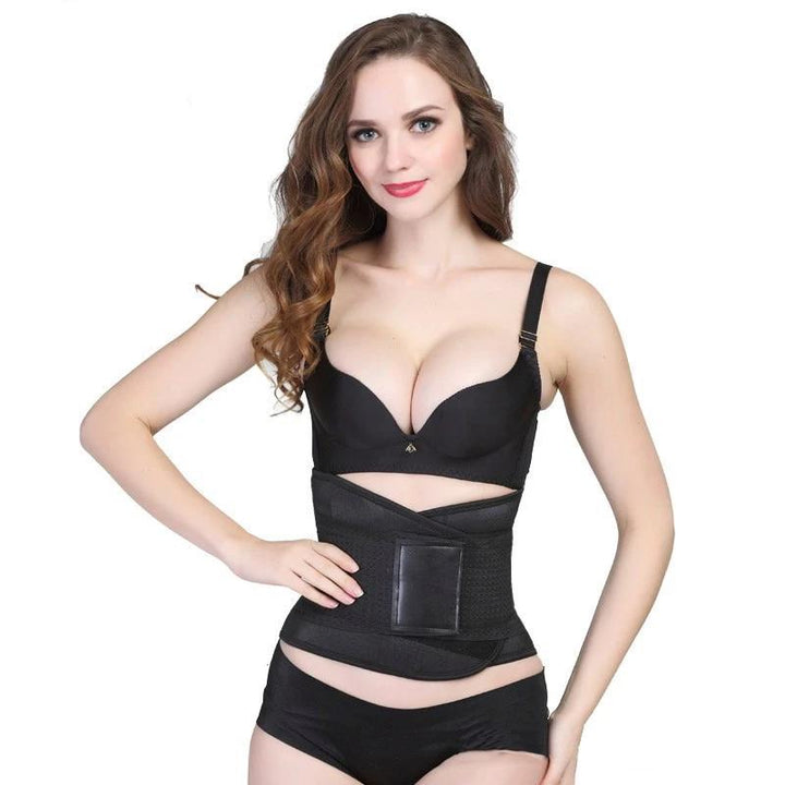 Slimming MaxFit waist trainer for women, providing core support, abdominal compression & sweat.