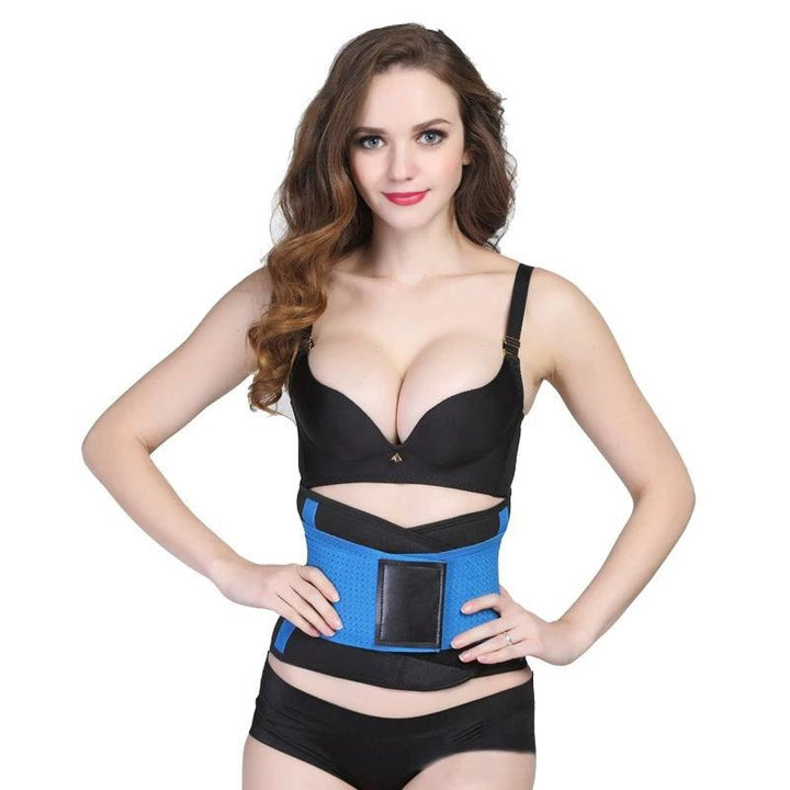 MaxFit belly band for women's fitness, offering abdominal compression, waist trimming & sweat.