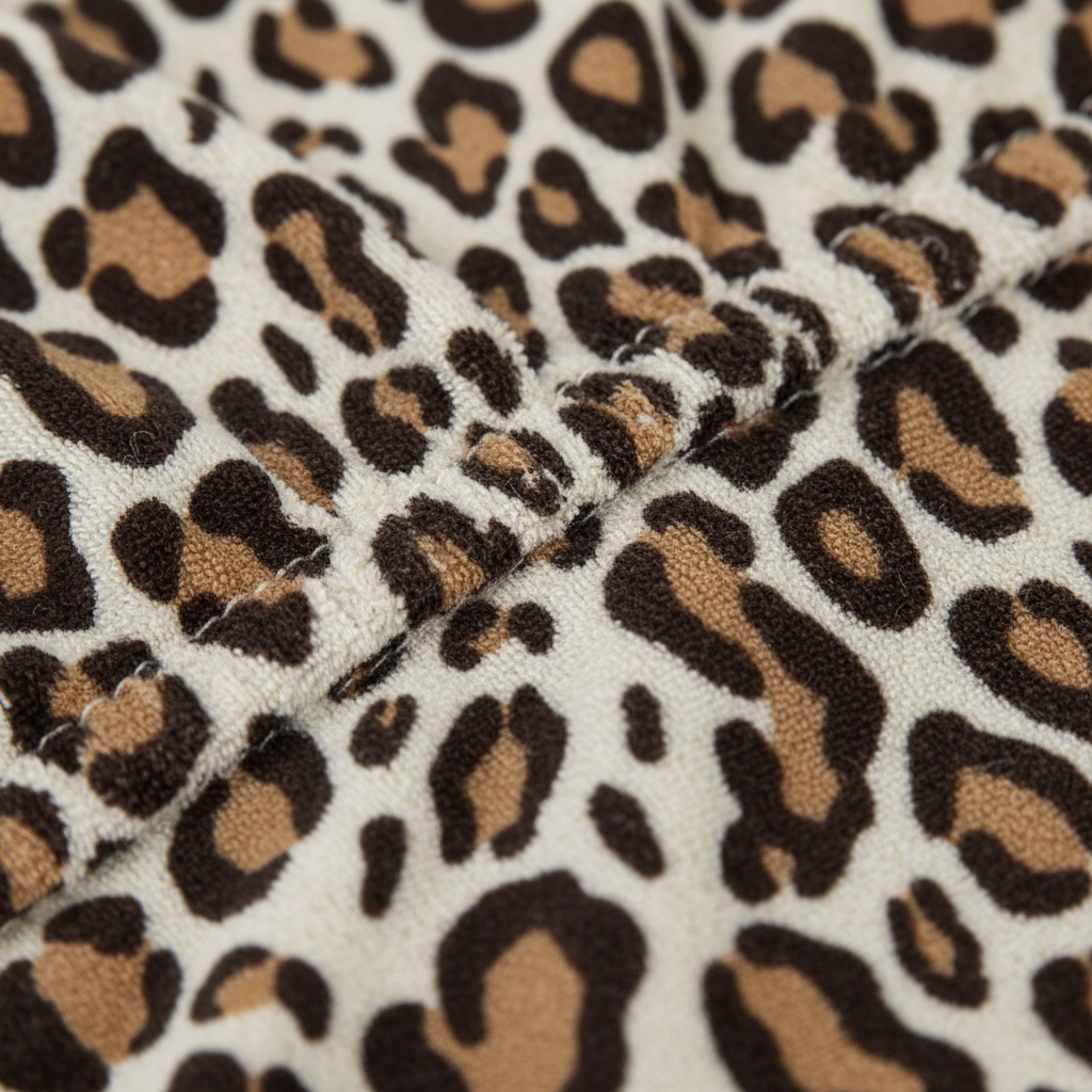 Leopard wrap microfiber hair towel and women's bikini set, soft, quick-dry, and absorbent swimwear accessory