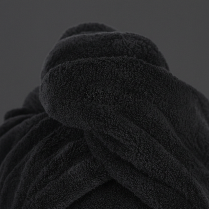Microfiber hair towel wrap for quick dry and healthy hair, soft and absorbent.