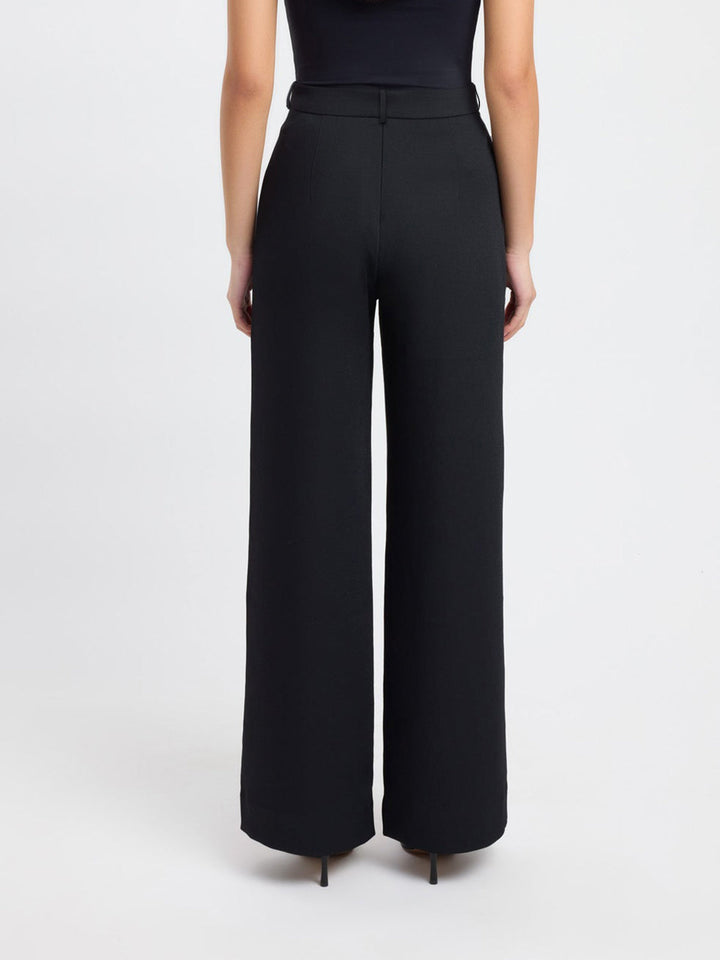 Women's Mila solid color office trousers, perfect workwear pants with a regular fit.