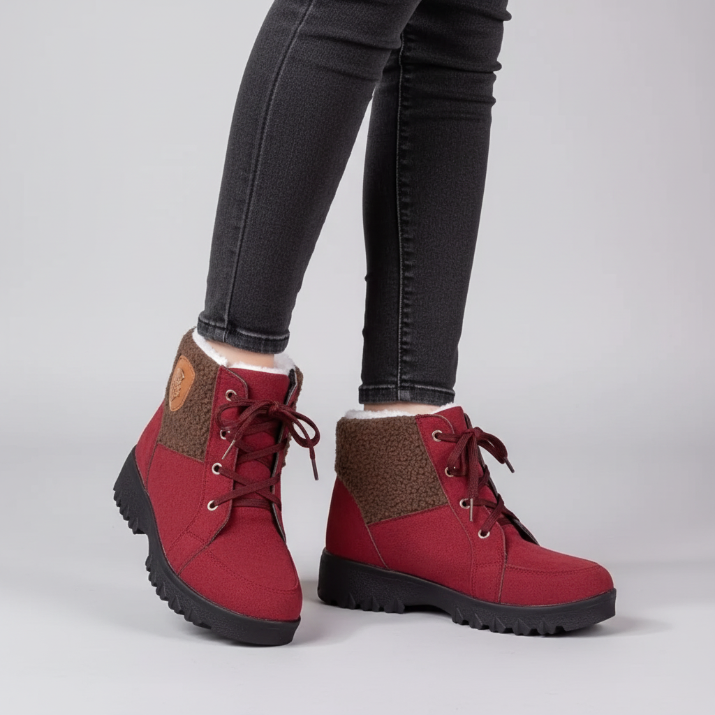 Cold weather women's boots, Mindy model, offering superior insulation and comfort