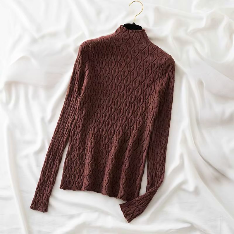 Versatile women's cashmere blend turtleneck sweater, a soft and warm staple for elegant cold weather.
