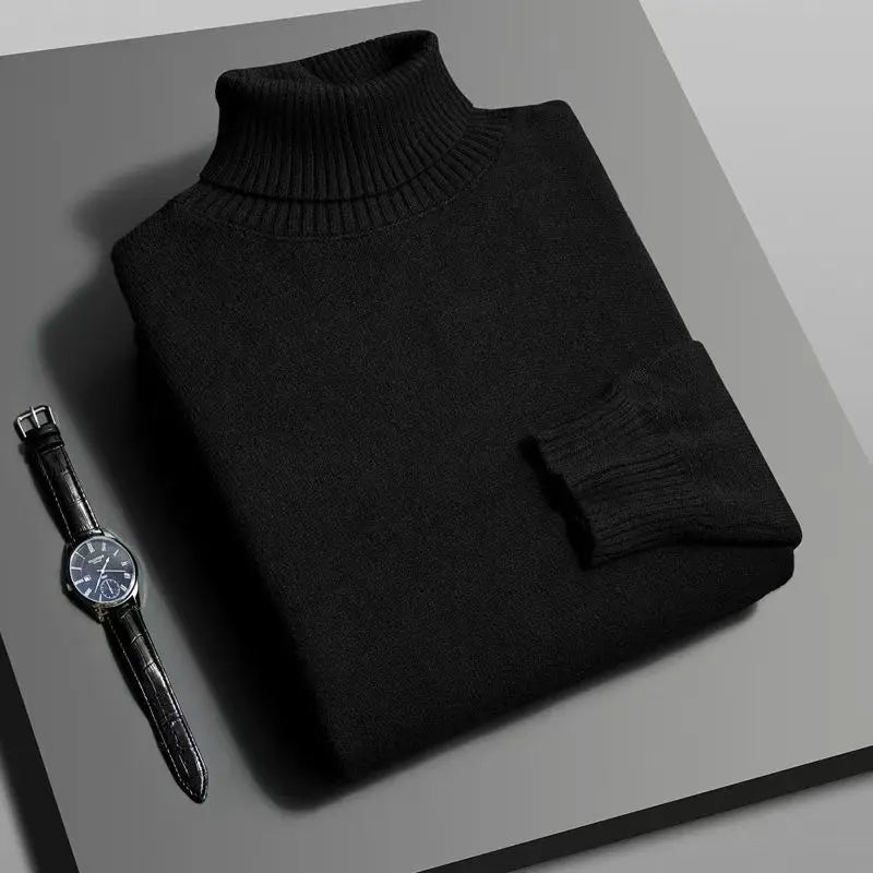 Women's Monaco knit turtleneck sweater, perfect for elegant fall fashion & comfortable layering.