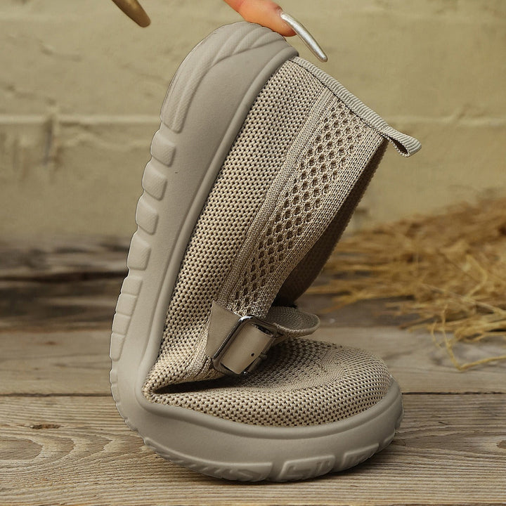 Monaco women's loafers in three colors: beige, coffee, black. Orthopedic slip-ons for comfort.