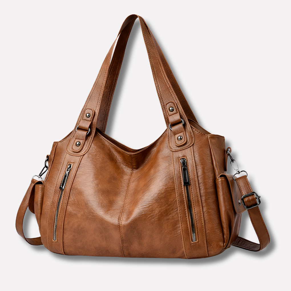 Sleek & versatile women's multi-compartment shoulder bag, perfect for keeping your daily items organized.