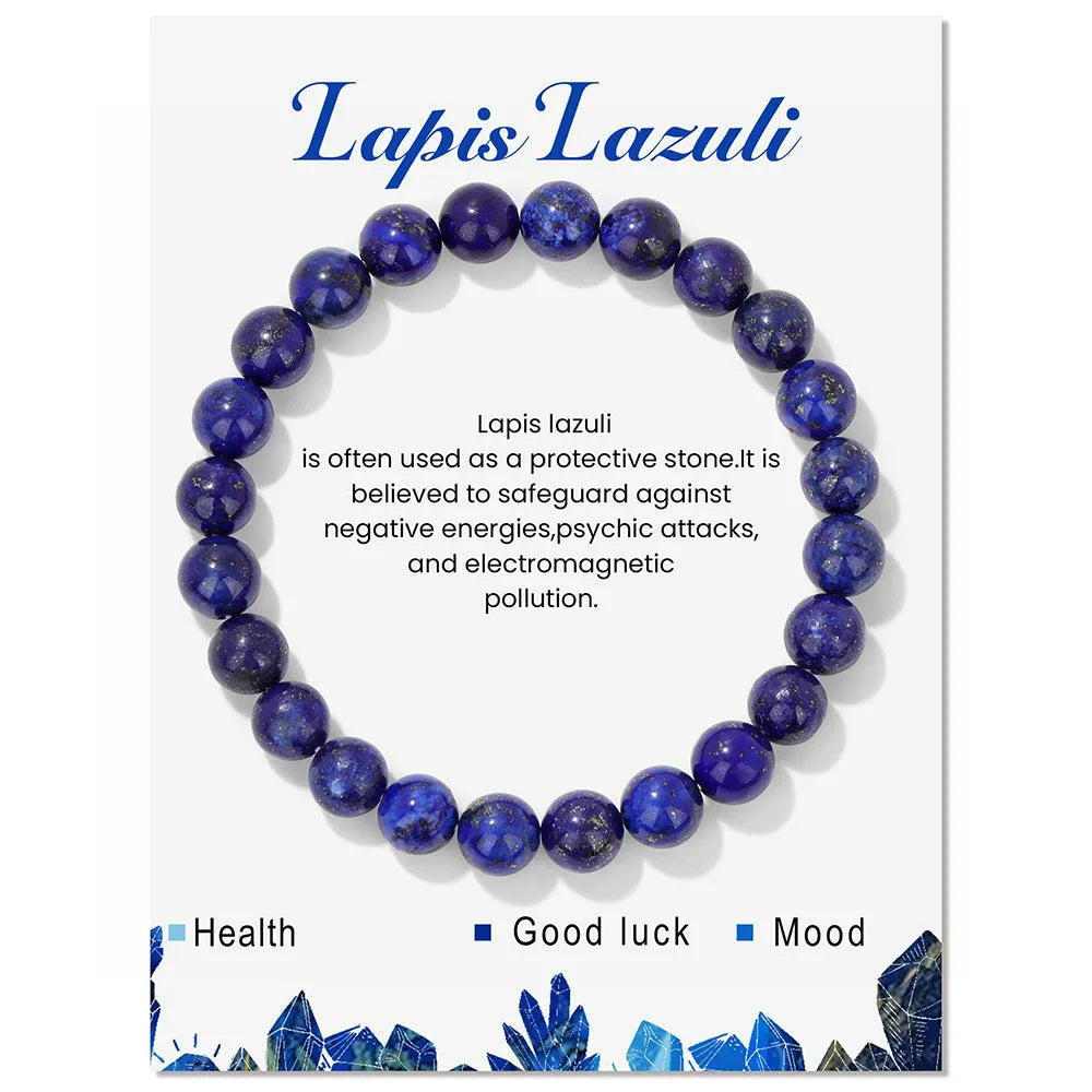 Healing energy crystal bracelet for women, everyday spiritual wear.