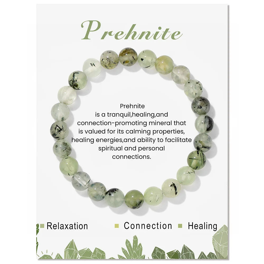 Chakra healing crystal bracelet for women, natural energy booster.