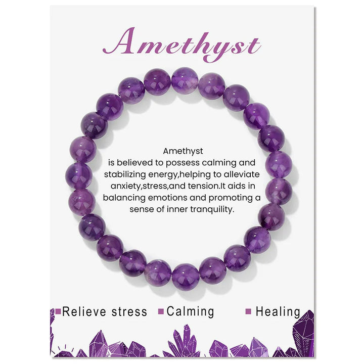 Elegant women's crystal energy bracelet for positive aura.