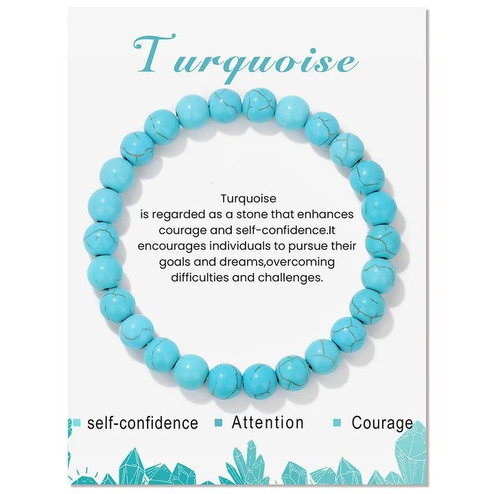 Women's natural crystal energy bracelet, stylish healing jewelry.