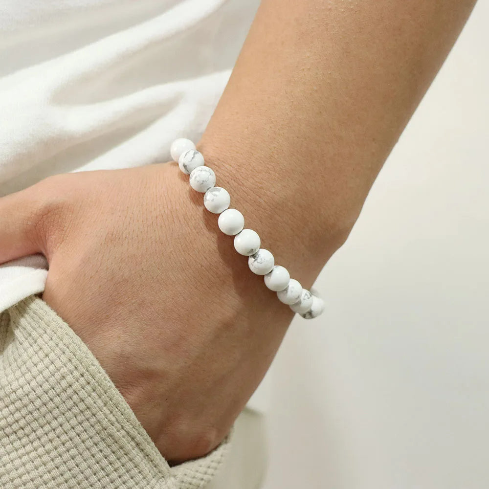 Spiritual healing crystal bracelet, natural gemstone for her.