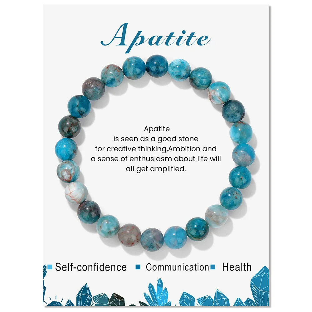 Chakra balancing crystal healing bracelet, women's mindful jewelry.