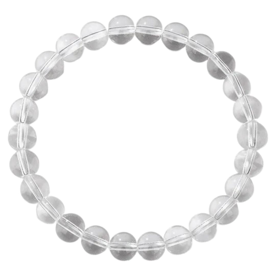 Women's healing crystal bracelet, a thoughtful mindfulness present.