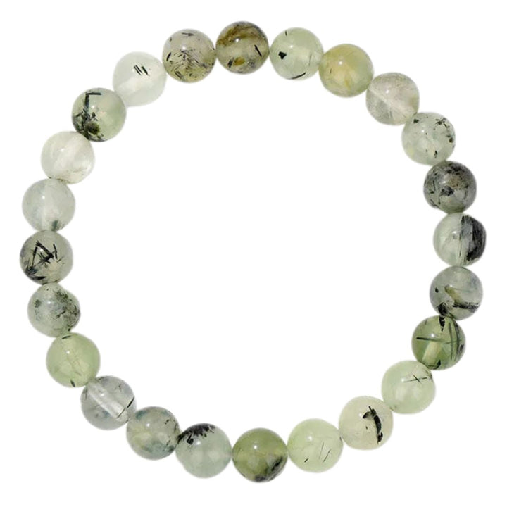 Beaded natural crystal healing bracelet, spiritual gift for women.