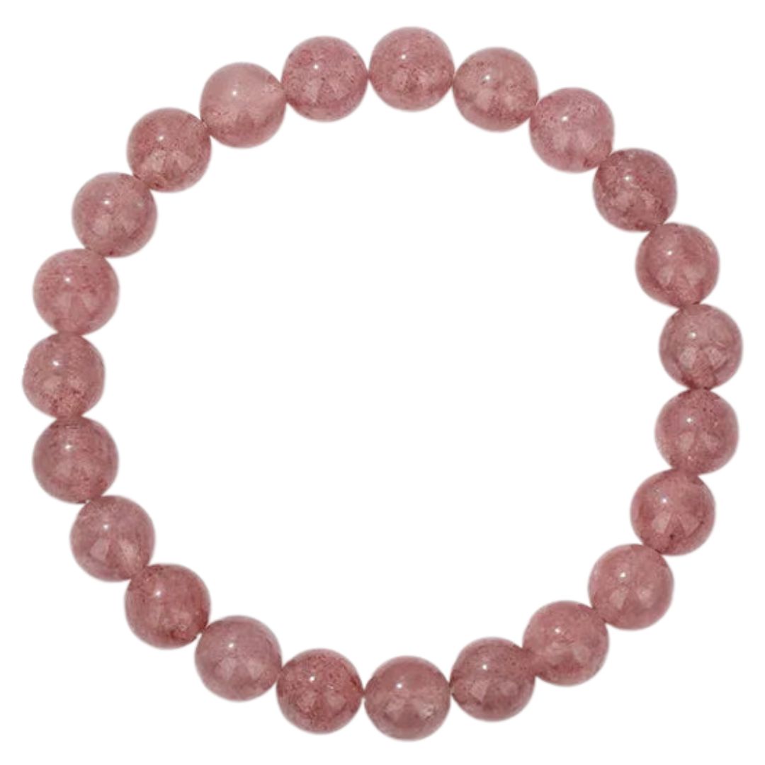 Natural crystal healing bracelet, women's elegant energy jewelry.