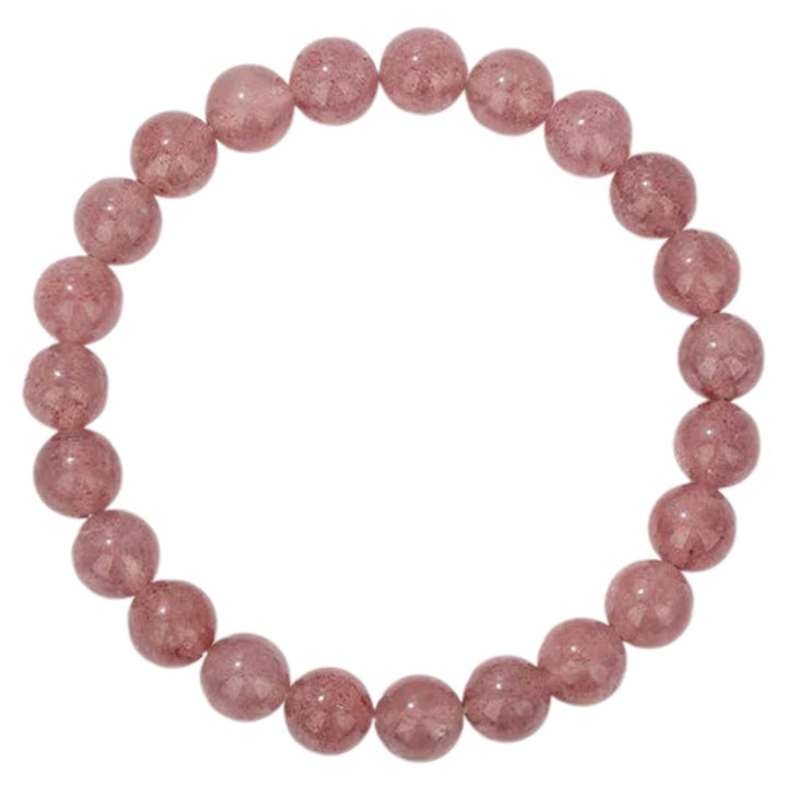 Natural crystal healing bracelet, women's elegant energy jewelry.